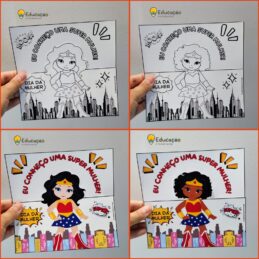 Cartão interativo dia da mulher