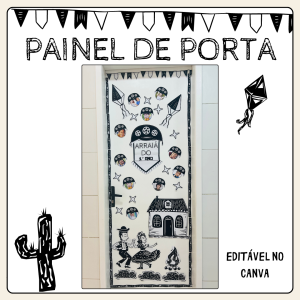Painel de porta Xilogravura