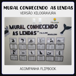 Mural conhecendo as lendas