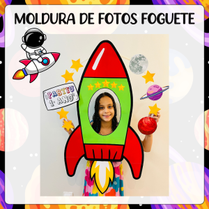 Bambolê de fotos foguete