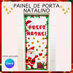Painel de porta Natalino