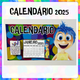 Calendário Divertida Mente