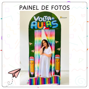 Moldura para fotos voltas às aulas