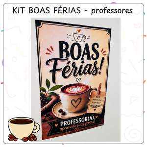 MINI KIT BOAS FÉRIAS, PROFESSOR(A)