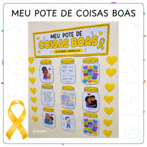 Meu pote de coisas boas - setembro amarelo