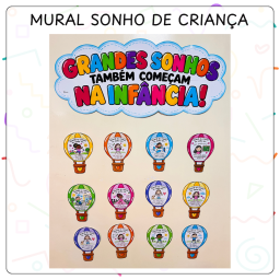 Mural Sonhos de Criança