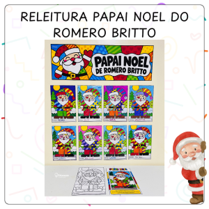 Papai Noel do Romero Britto